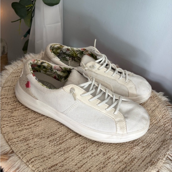Hey Dude Karina Coconut White sneakers - Picture 4 of 6